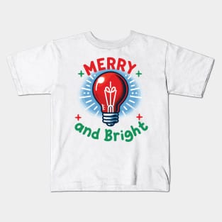 Merry and Bright Kids T-Shirt